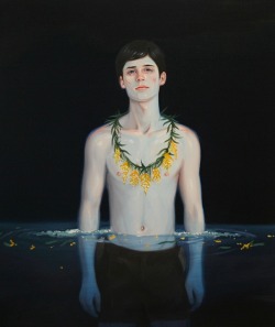 ‘Lake Erie (Gold)’ Oil on canvas, Kris Knight