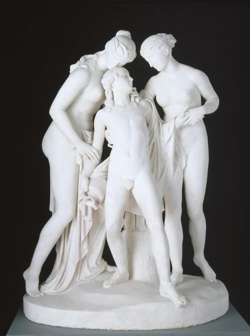 the-evil-clergyman:  Hylas Surprised by the Naiades by John Gibson (1837)
