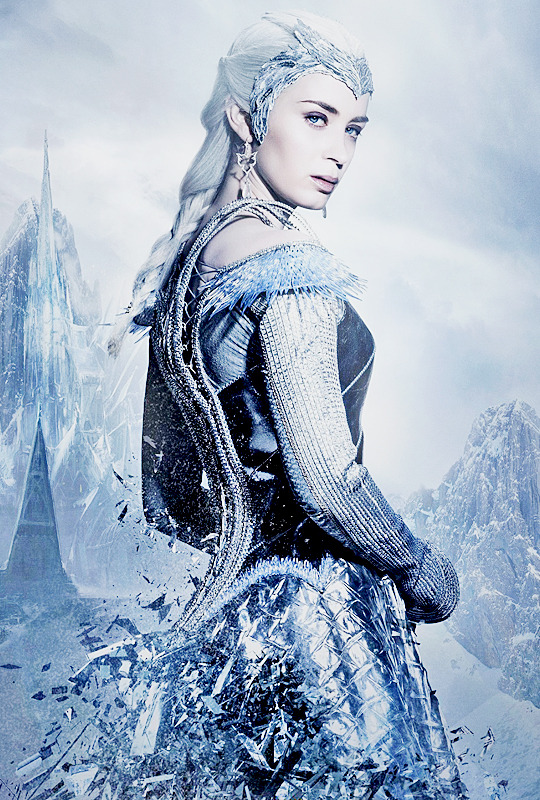 ~my rose garden dreams~ // Emily Blunt as The Ice Queen in “The Huntsman”