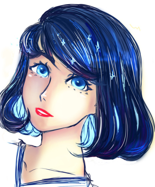kiidal:my second attempt at digital art,I think that I’m getting the hang of it….maybeMarinette is b