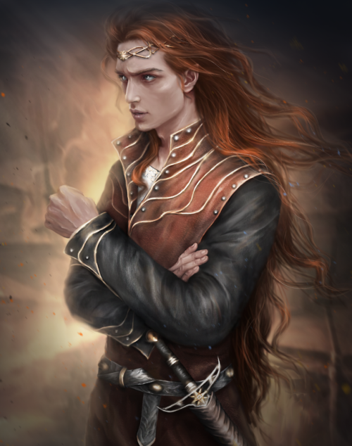 kapriss-art:Maedhros! Ordered by Molly ❤️ Well guys! I was dreaming about such a commissio