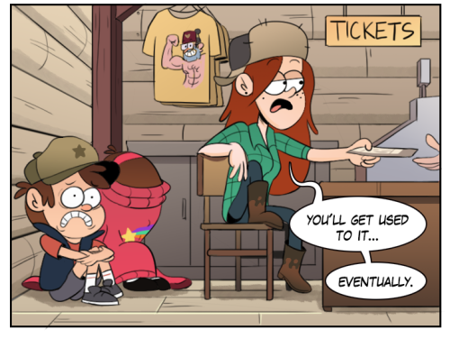 Porn Pics moringmark:  A Gravity Falls AU where everything’s