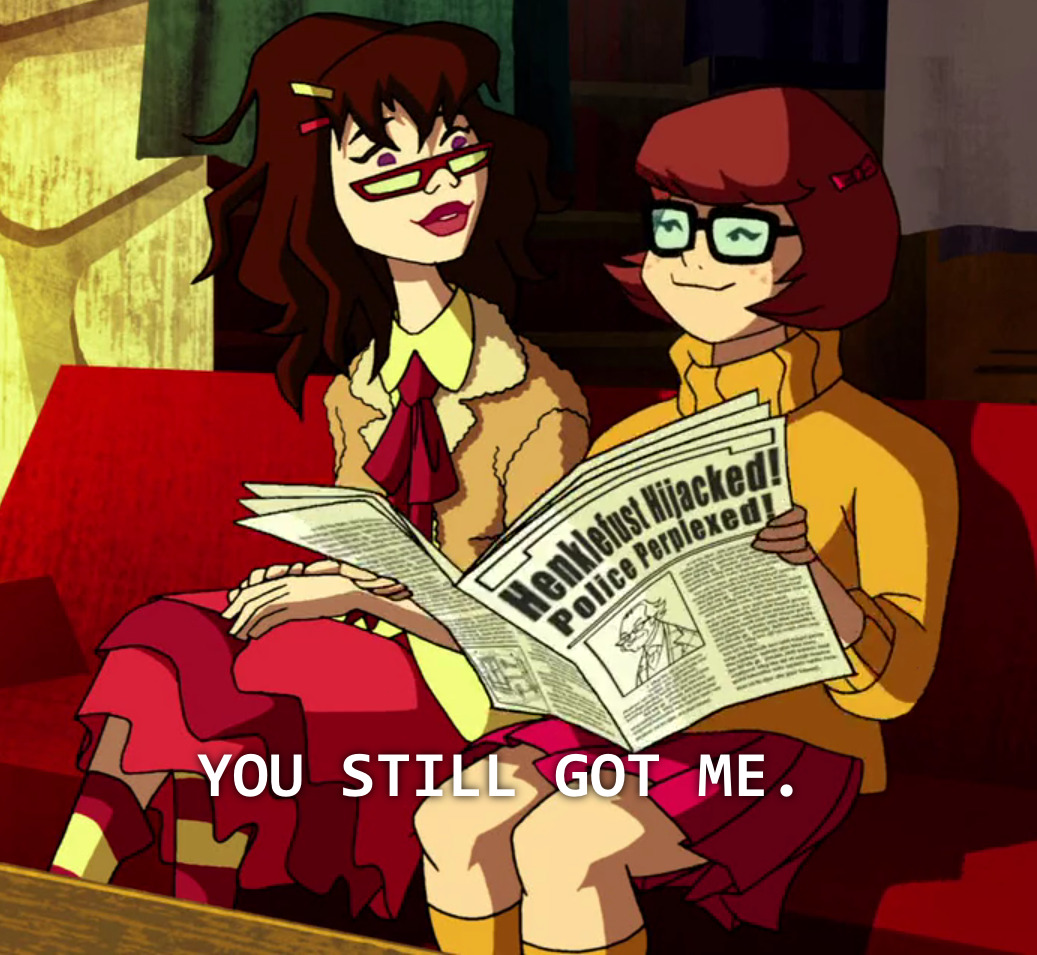 scornpios: xaldien:   bucadilexi:   snufkind:   everybody loves to talk about velma