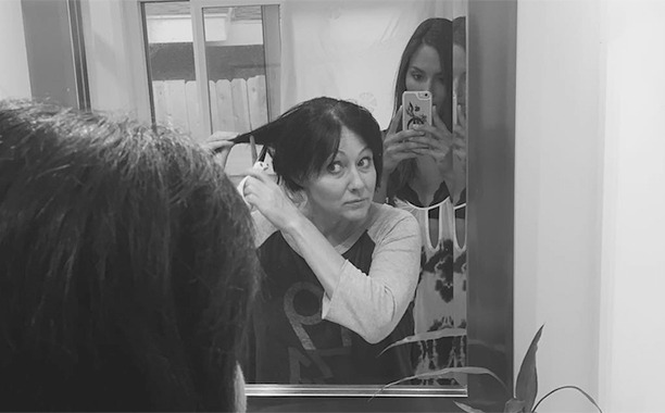 Shannen Doherty shaves her head as she battles cancer“The 45-year-old Beverly Hills, 90210 alum first announced her diagnosis in August 2015.
”