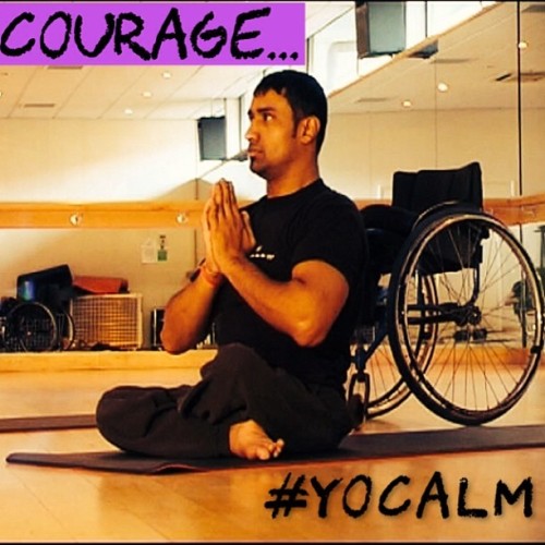 Yes&hellip; Yoga for anyone, anywhere #noexcuses #strength #yoga #yocalm #breath #wheelchair #us