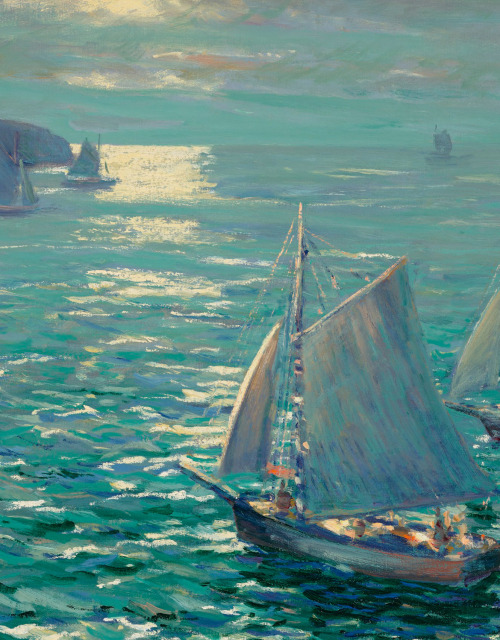 On the Wings of the Morning (detail), c. 1924. Jonas Lie