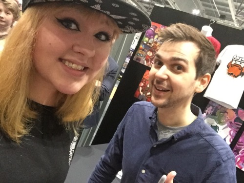 Last Day at con was a fun one, I out of the blue decided to see the Yogs again! I met Katie, Harry, 