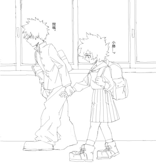 reverza:BakuDeku (fem!Deku)Art by http://www.pixiv.net/member.php?id=18287495(I’ve got the permission to post this!)