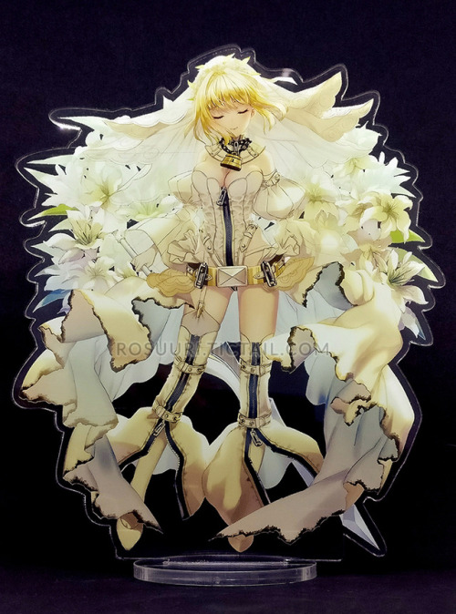 I got the FGO acrylic stands! \ o / http://rosuuri.tictail.com/product/fatego-acrylic-stands