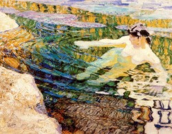 František Kupka (Opocno 1871 - Puteaux 1957); The Bather, c.