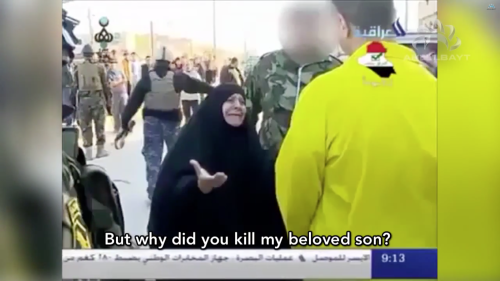 alittleheartandruh:yafatimah:A bereaved Shi`i mother confronts the ISIS bomber responsible for her s