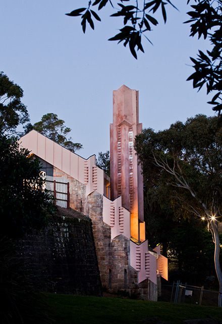 Willoughby Incinerator, Sydney, Walter Burley Griffin &amp; Eric Nicholls, 1933-34. Now a studio