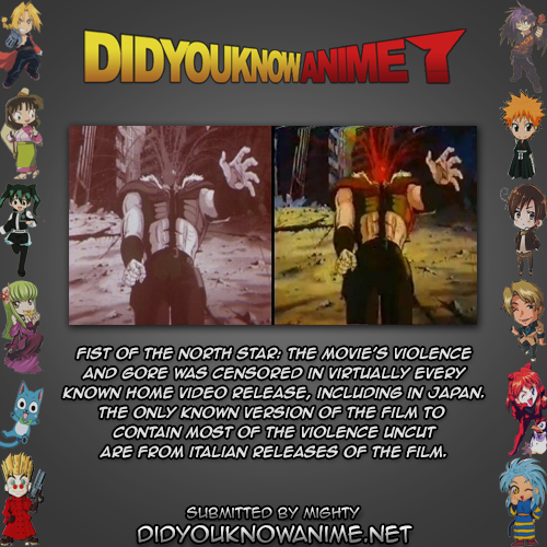 Did You Know Anime? — DYKA: Fist of the North Star 01 Fist of the North...