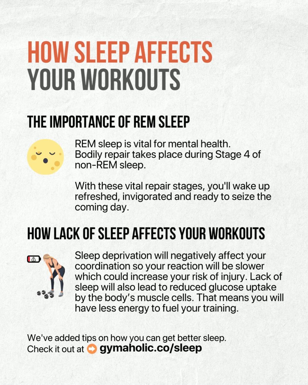 How Sleep Affects Your Workouts