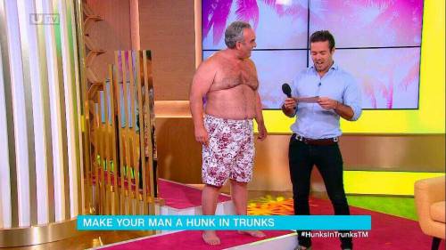 bigmenoftvandfilm: Ruben, a 58 year old taxi driver from London on ‘This Morning.’