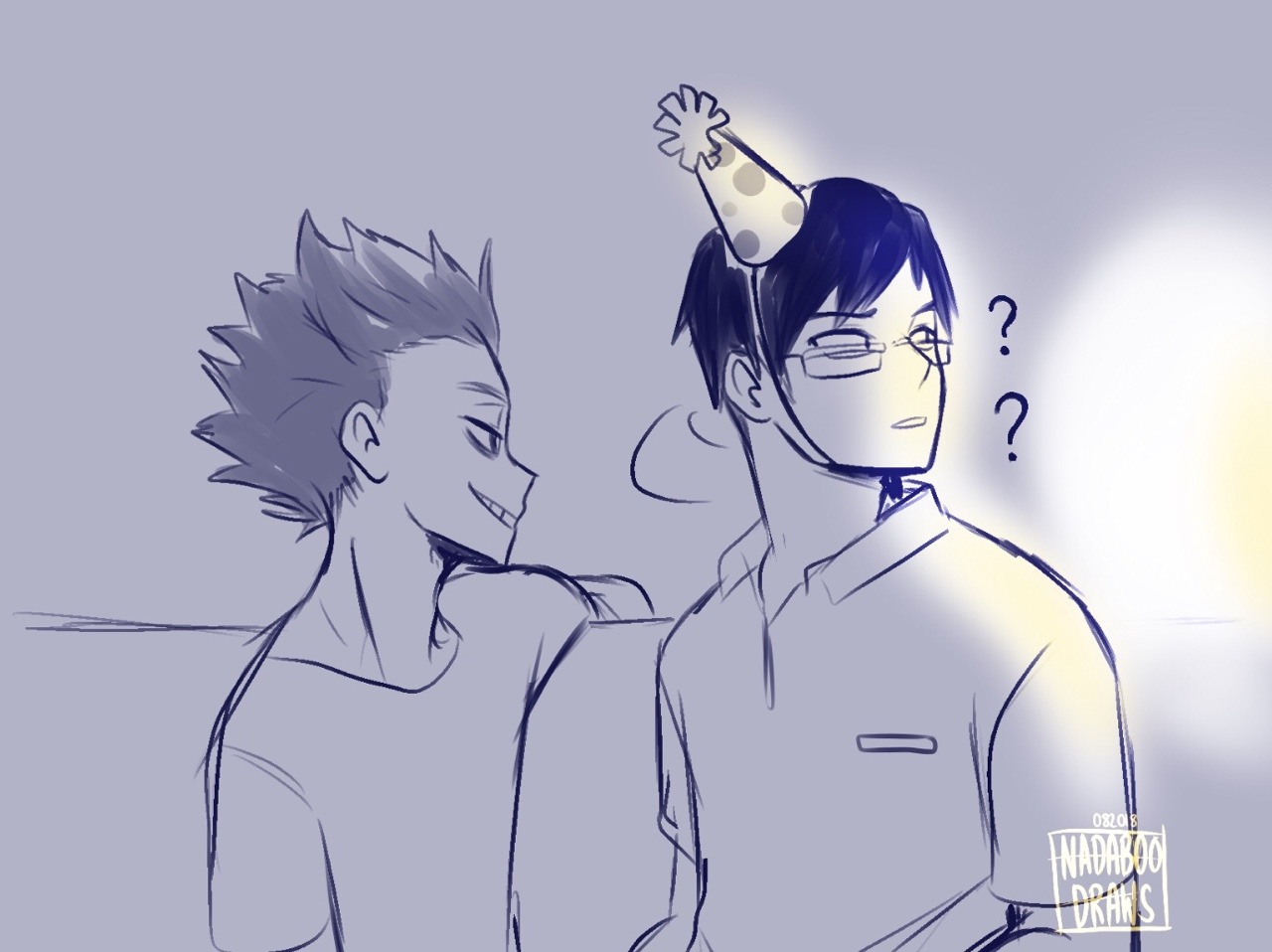 nadaboodraws:  I didn’t get to post this up for my favorite boi but Happy Belated Birthday Iida!!! (08/22)