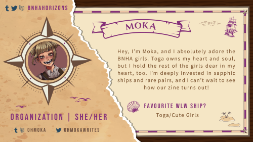 bnhahorizons: Last but not least of our wonderful mods is @ohmoka.️ Moka is the one keeping us all o