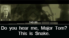 delsinsfire:  Metal Gear Solid + Kept you waiting, huh? 