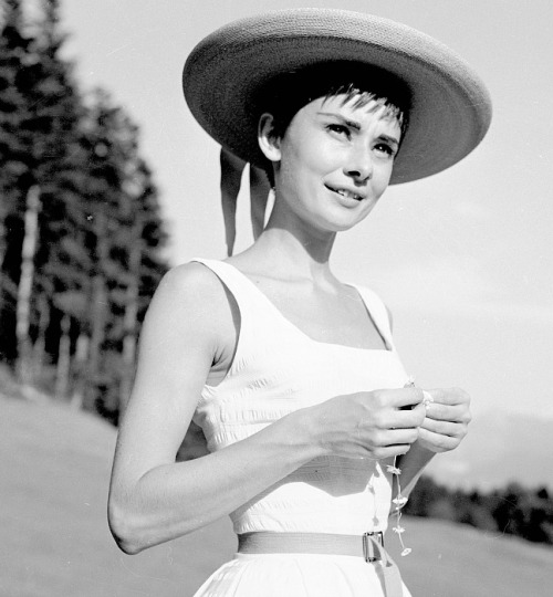 maggiepollitts: Audrey Hepburn in Bürgenstock, Switzerland, 1954.