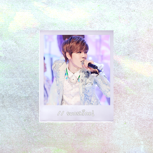 trashfix:  sunshine; a cheesy dongwoo pop mix.  i. sunshine – rainbow | ii. you
