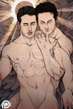 Support me on Patreon! =&gt; Reapersun@PatreonTryin out some Destiel :33 I don’t really watch the show anymore but I have a super soft spot for those two hehe~