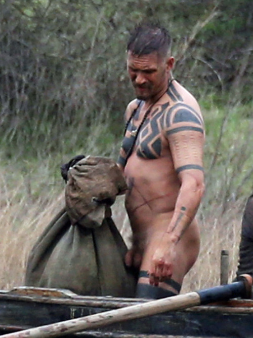 famous-naked-male:  Tom Hardy naked on the set of Taboo