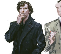 mstrmagnolia:  a couple of old &amp; new Sherlock art