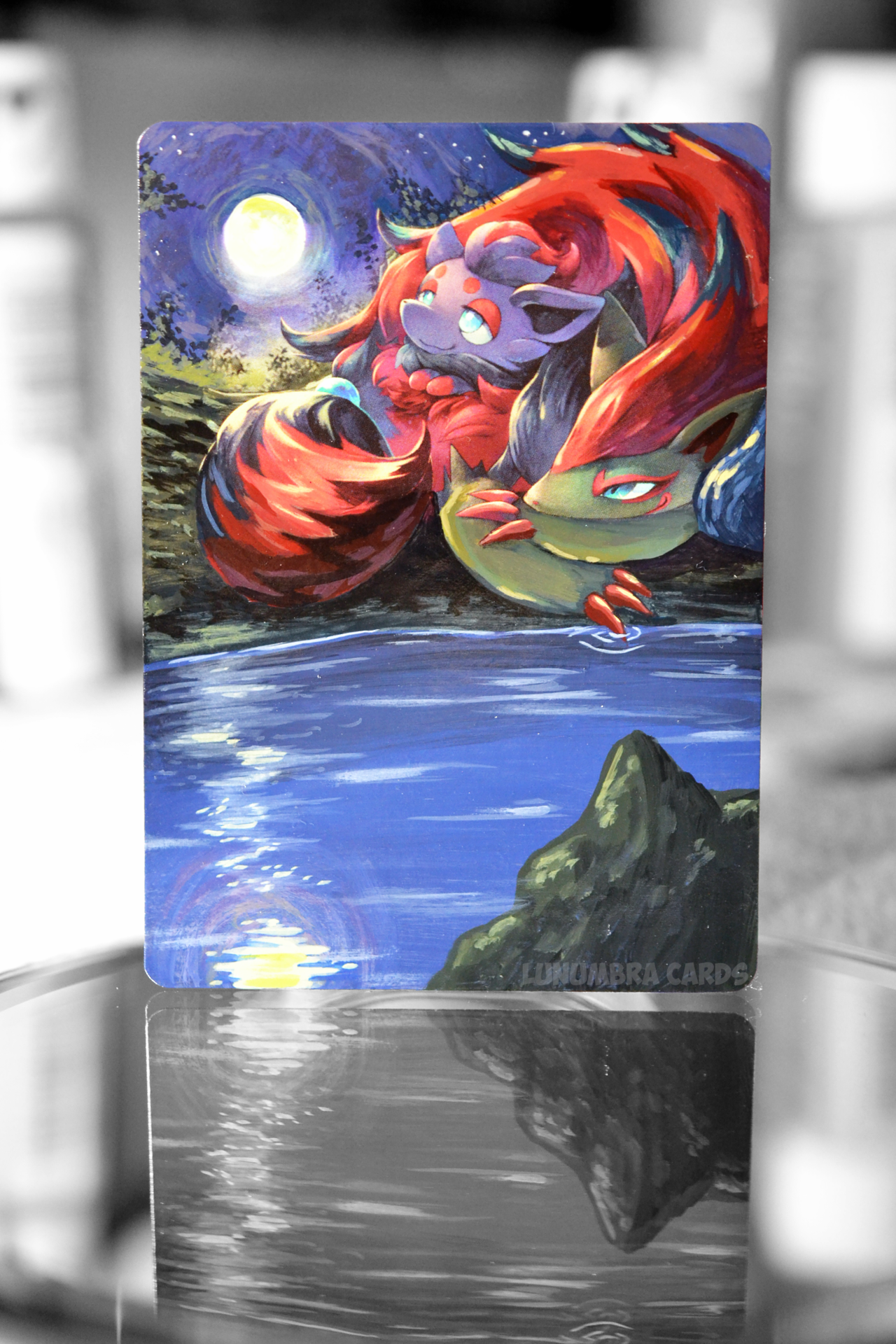 Lyla the Lunala Custom Pokemon Card - Card Armory