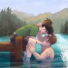 dreaminginpencil:taking a swim break - bets on if Steve is gonna kiss him or pull him in?