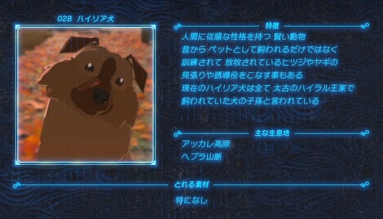 The Legend Of Zelda ハイラル図鑑 ハイリア犬 首かしげてくる ᴥ 12 4 The Legend Of Zelda ハイラル図鑑 ハイリア犬 首かしげてくる ᴥ 12 4