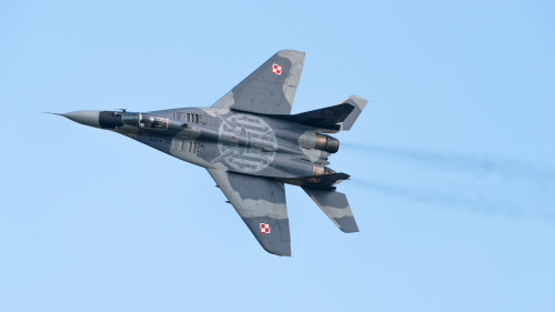 Wikipedia picture of the day on August 15, 2021: Polish Air Force Mikoyan MiG-29A Fulcrum at ILA Ber