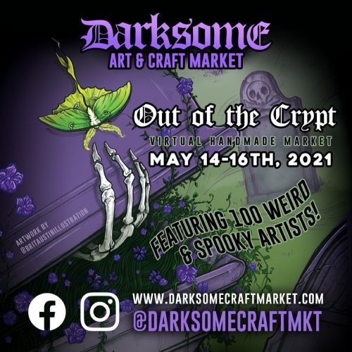 Nature Bone Studio will be participating the the Darksome Out of the Crypt Virtual Handmade Market- 