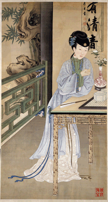 fuckyeahchinesefashion:  @故宫淘宝: 雍正的女神们动起来啦