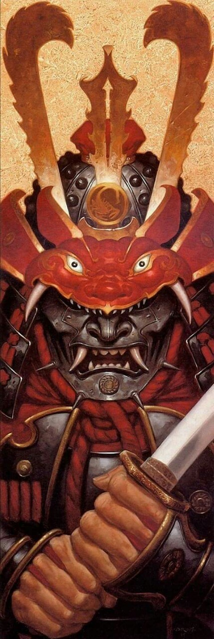 This Samurai looks amazing. And fierce as hell