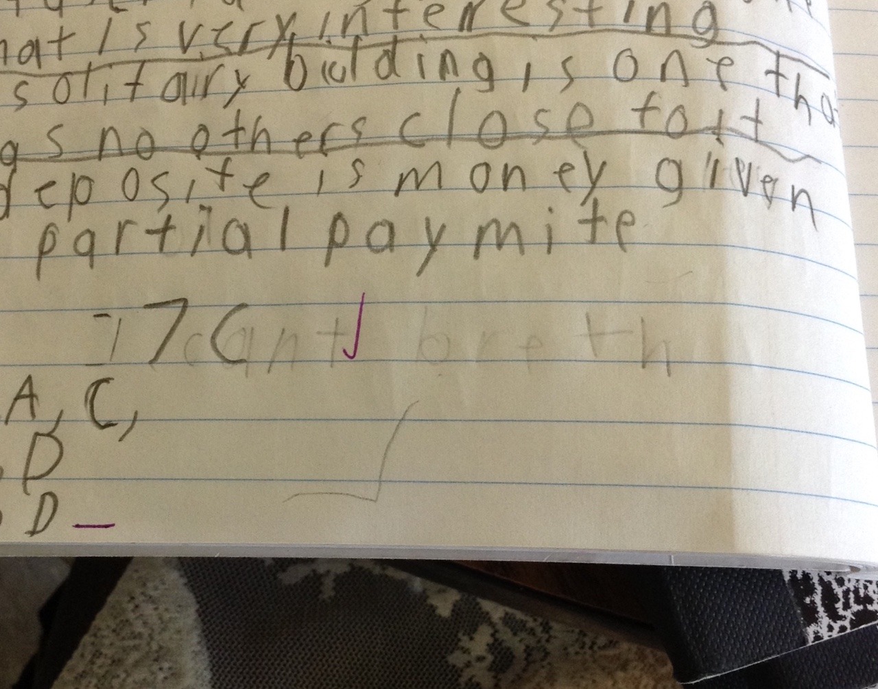 huntersonahotelbed:  I was grading one of my 5th graders’ homework today, and realized