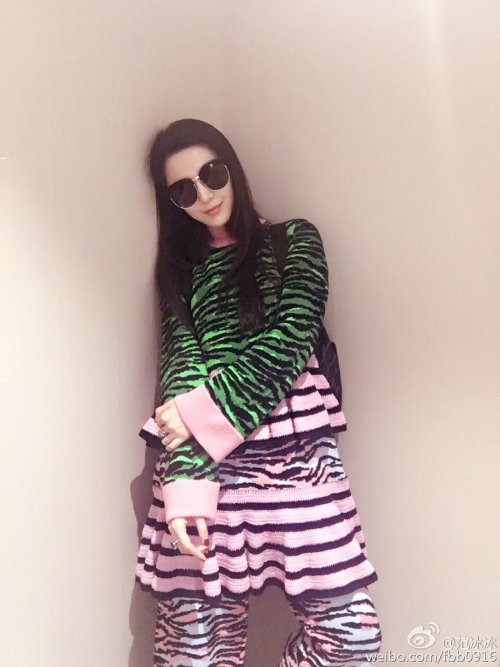 fyfanbingbing: Fan BingBing in KENZO x H&amp;M