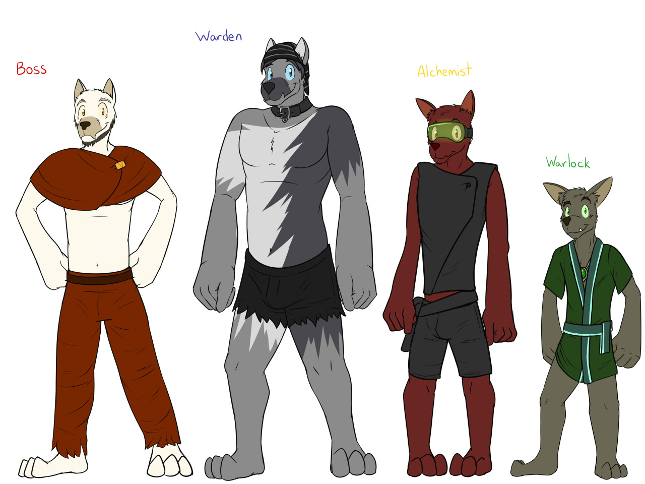 Diamond Dog Antagonists Redraw of the enemy commanders in Spike&rsquo;s Quest. 