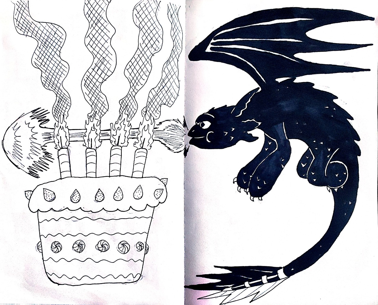 A little something I made for my Mom’s birthday last year, since the original “How To Train Your Dragon” is one of her 