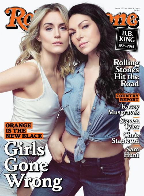 mybabydollnamedheather:  Taylor Schilling and Laura Prepon for Rolling Stone cover magazine.