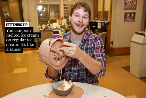 cutefatbabeee:  pie-thagoras:  ladypaceofmirkwood:  Weight gain Tips From Chris Pratt  Chris Pratt is my spirit animal.  Chris Pratt give me life. 