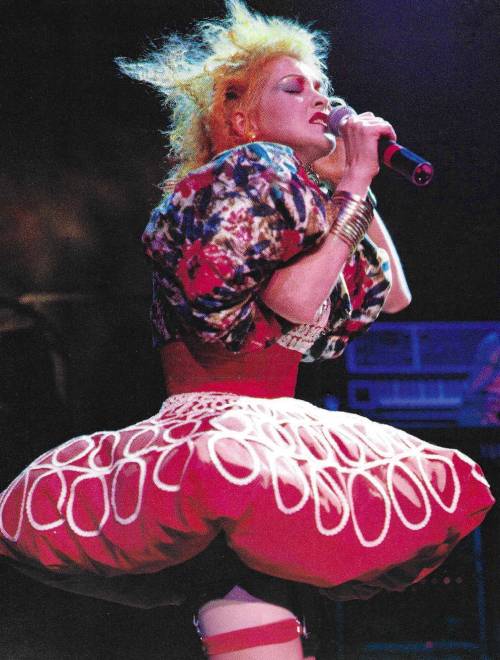 Cyndi Lauper In Getting It On: The Clothing Of Rock + Roll - Mablen Jones (1987)