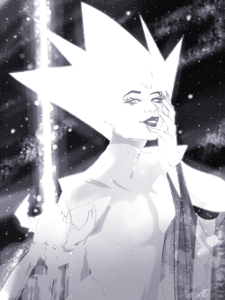 jen-iii:  Hello Starlight~ she fit right into my love for glowy shit I HAD to draw her 