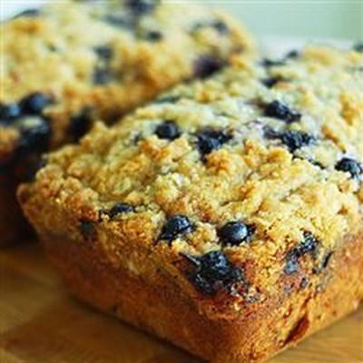 Blueberries and zucchini baked up into delicious little summertime bread loaves!