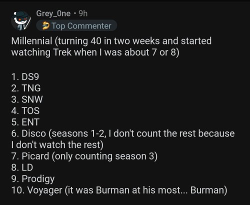 Crying Because I Was On The Star Trek Subreddit And I Saw Someone Ask This