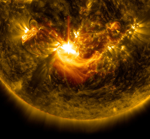 Sun Release M8.7-Class Solar Flare on Dec. 17, 2014 by NASA Goddard Photo and VideoMore Skyscape her
