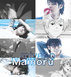   favourite seiyuus + favourite roles  ↳ miyano mamoru 