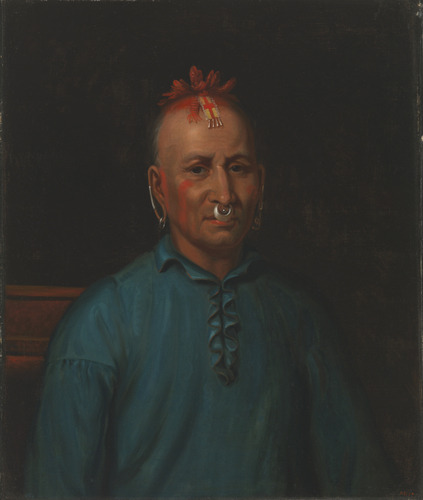 Kish-Kallo-Wa (Family Algonquian-Tribe Shawnee), Henry Inman, 1832-1833, Smithsonian: American Art M