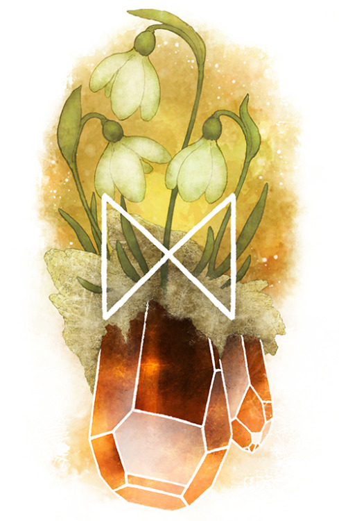 ᛞ Dagaz2018 is drawing to an end and so am I. Finishing up a set of runes featuring stones and plant