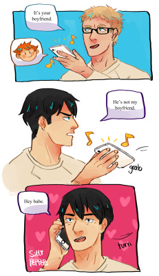 sillypeppers:  I’ve been in a kagehina mood lately ((open in a new tab for full view &gt;o&gt; )) (x) 