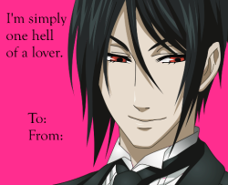 h0bbitberry:  Sebastian Michaelis Valentines 